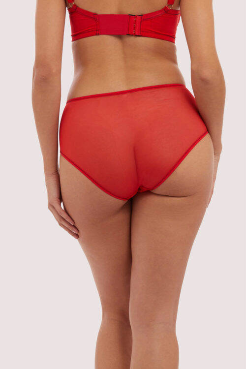 Venlisa Lace Ribbon-Detail String Panty V6200