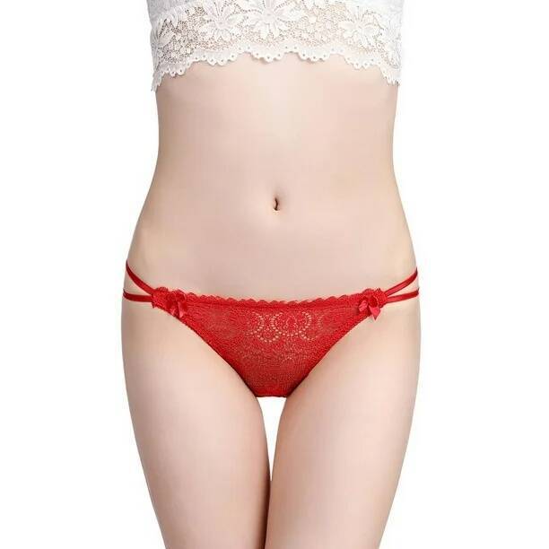 Venlisa كلوت سترينغ دانتيل بأشرطة متقاطعة V6104